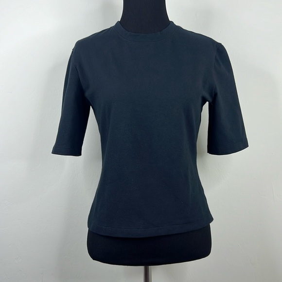 John Elliott Tops - JOHN ELLIOTT Black Shortsleeve Top 4